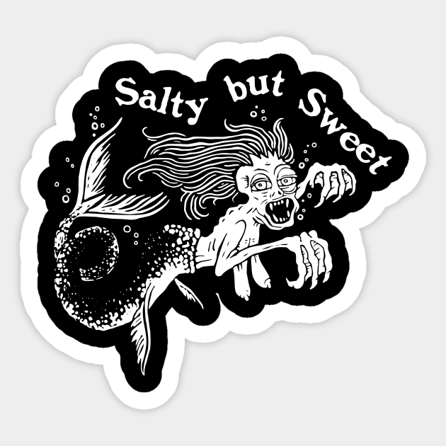 Salty but Sweet Sticker by JonathanDodd_Draws